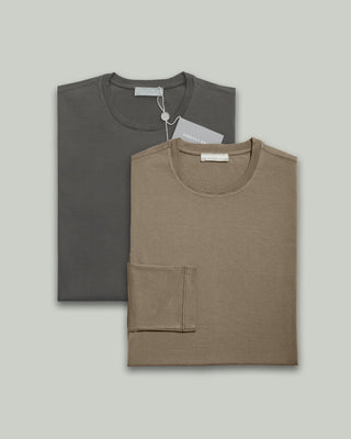 Set of 2 Round Neck T-Shirts <tc>Giza</tc>  m/L