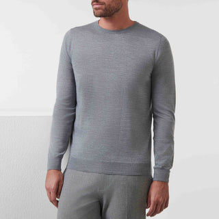 Maglia Girocollo in Lana Seta e Cashmere