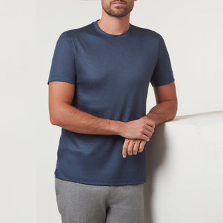 T-Shirt in Lana Merino Extrafine