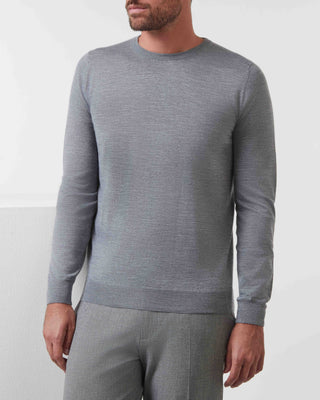 Maglia Girocollo in Lana Seta e Cashmere