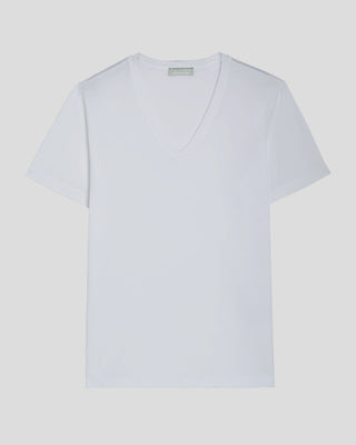T-shirt à col en V en coton de Gizeh