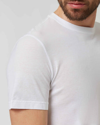 T-shirt col rond en coton arctique
